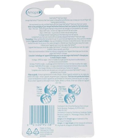 Amope Pedi Perfect Electronic Nail File Refills - Pack of 3 - Buy Online on GoSupps.com