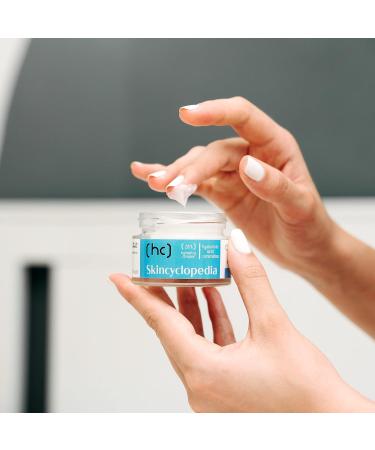 Skincyclopedia Concentrated Face Moisturiser with 20% Hydrating Complex with Hyaluronic Acid Ceramides Glycerin Argan Oil and Shea Butter - All-Day Hydrating Face Cream 50ml - Buy Online on GoSupps.com