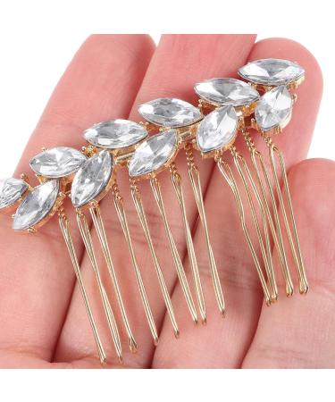 FOMIYES Rhinestone Wedding Hair Comb Bride Bridal Hair Clip Women Crystal Hair Pieces Headpiece Hair Pins Bridesmaids Flower Girls Hair Barrettes Hairpin Hair Accessories Jewelry - Buy Online on GoSupps.com