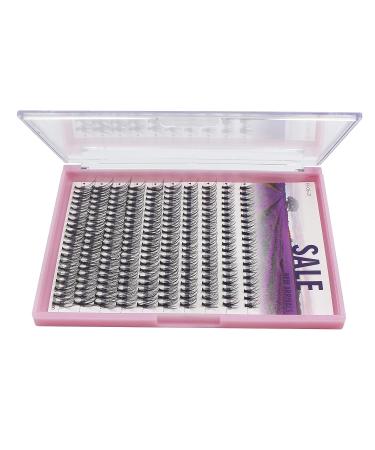 Vayator 20D 200 Clusters D Curl Professional Makeup False Eyelashes - Individual Extensions Cluster Eyelashes - Natural Soft Grafting - Choose from 8-18mm Mixed Lengths - Buy Online on GoSupps.com