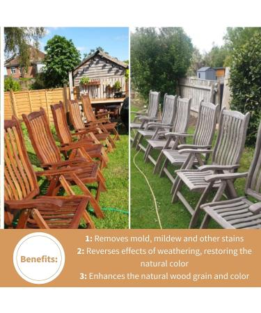 Furniture Clinic Teak Care Kit - Teak Oil, Cleaner & Brightener for Wood Restoration & Protection - Buy Online on GoSupps.com