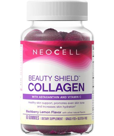 Neocell Beauty Shield Collagen Gummies Blackberry Lemon 60 Gummies
