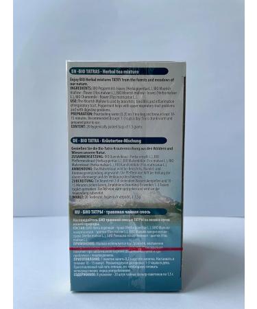 Tatry Premium Herbal Tea Infusion to Support Good Health (20 Tea Bags 30g) - Buy Online on GoSupps.com