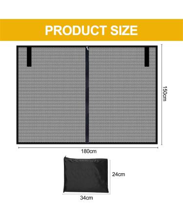 Car Tailgate Mosquito Net - Magnetic Fly Grille Mesh for Sun Protection & Insect Defense | Ideal for Roof Campers & Wing Door Trunks - Buy Online on GoSupps.com