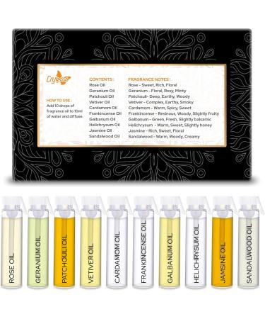 Shop Crysalis Skin Care Oils | Rose Geranium Patchouli & More - 3ml Pack of 10 | Premium Natural Oils for Glowing Skin - Buy Online on GoSupps.com