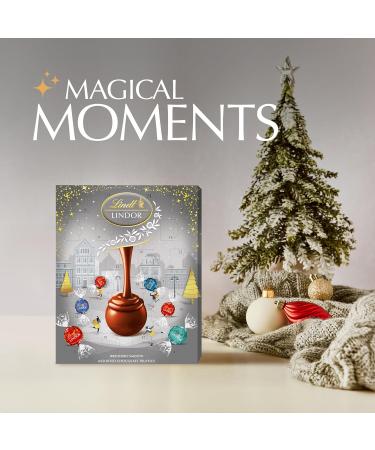  Lindt Lindt Lindor 2024 Assorted Chocolate Advent Calendar | Large 297g | A Delicious Assortment of Milk Salted Caramel Coconut Milk and White Truffles for Him and Her | For - Buy Online on GoSupps.com