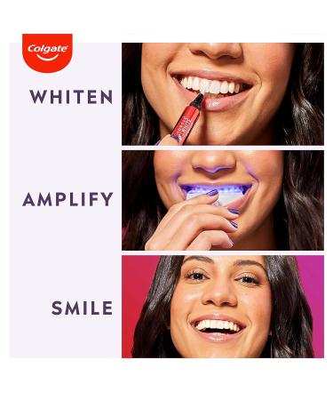 Colgate Optic White ComfortFit LED Teeth Whitening Kit with Whitening Pen - Enamel Safe & iPhone/Android Compatible - Buy Online on GoSupps.com