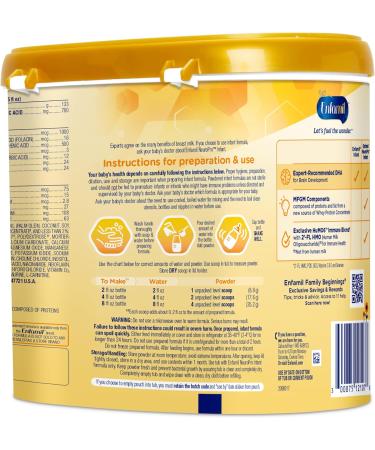 Enfamil NeuroPro Infant Formula 20.7 Oz - Triple Prebiotic Blend  2'FL HMO  Omega-3 DHA  Non-GMO - Buy Online on GoSupps.com
