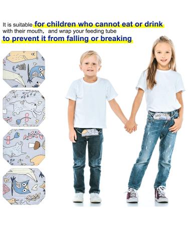 4 Pack Soft Feeding Tube Port Covers with Hoop and Loop Strap - Reusable for Kids and Adults - Buy Online on GoSupps.com