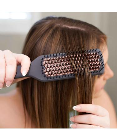 Hairitage Smooth Sailing Heated Ceramic Straightening Brush - Anti-Frizz Detangling and Blowouts for All Hair Types - Buy Online on GoSupps.com