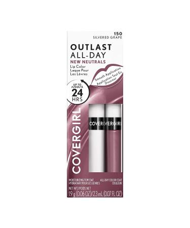 COVERGIRL Outlast All-Day Lip Color - Silvered Grape | New Neutrals Shade Collection | 0.06 oz - Buy Online on GoSupps.com