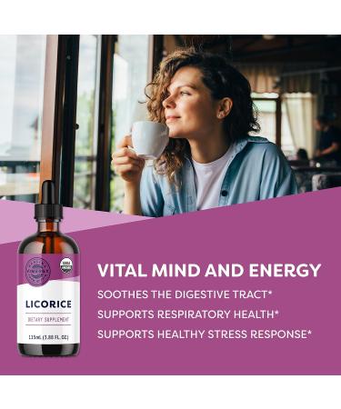 Vimergy Licorice Root Extract 57 Servings Alcohol Free Licorice Root Drops used in herbal medicine to help receive inflammatory conditions of the gastrointestinal tract such as gastritis in adults - Gluten-Free Non-GMO Vegan & Paleo Friendly (115 ml) - Buy Online on GoSupps.com