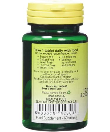 Health Plus Gotu Kola Supplement - 60 Tablets for General Health Support - Buy Online on GoSupps.com