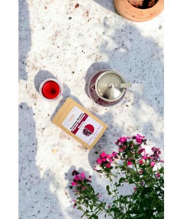 CENVEL Organic Hibscus Matcha Tea | Premium Quality Ingredient | 100% Natural and Pure | Great Detox Treatment | Eco-Friendly packaging | (50g) - Buy Online on GoSupps.com