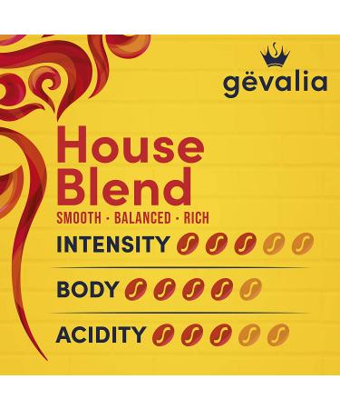 Gevalia House Blend Medium Roast 100% Arabica Ground Coffee - Keto & Low Carb Friendly (20 oz Bag) - Buy Online on GoSupps.com