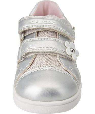 Geox Baby Girl's Silver Sneakers - Size 3.5 UK Child | B Djrock C - Buy Online on GoSupps.com