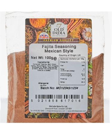 Old India Fajita Seasoning Mexican Style 100g - Authentic Mexican Flavors - Buy Online on GoSupps.com