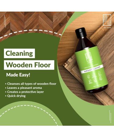 Cura Lignum Parquet Floor Cleaner - Ideal Wooden Floor Cleaner Liquid & Hardwood Floor Cleaner Effective Wood Floor Cleaner Liquid for Dark Wood Stain A Wood Floor Polish & Wood Stain Remover 500ml - Buy Online on GoSupps.com