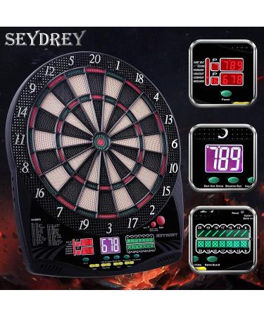 Electronic Soft Tip Dart Board Set | LCD Display | 6 Darts & 50 Soft Tips Included - Buy Online on GoSupps.com