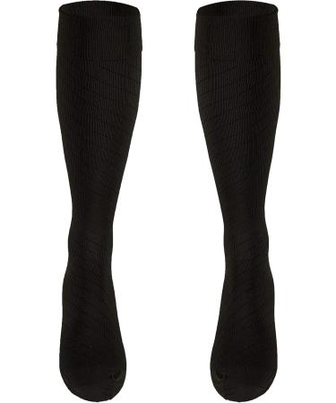 Truform Travel Compression Socks for Men & Women | 15-20 mmHg Knee High Over Calf - Brown X-Large (3-Pack) - Ideal for Travel & Relief - Buy Online on GoSupps.com