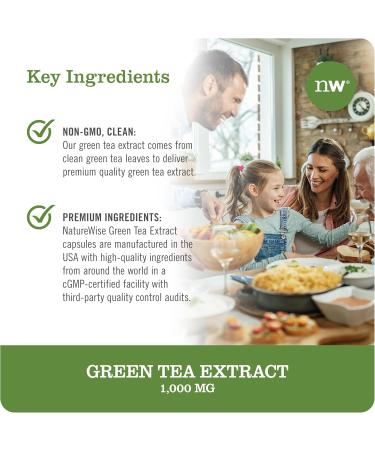 NatureWise 1 Green Tea Extract 1000 mg - Vegan Non-GMO - 60 Capsules 30-Day Supply + 1 Garcinia Cambogia - 60% HCA - Vegan Non-GMO - 90 Capsules 1-3 Month Supply  - Buy Online on GoSupps.com