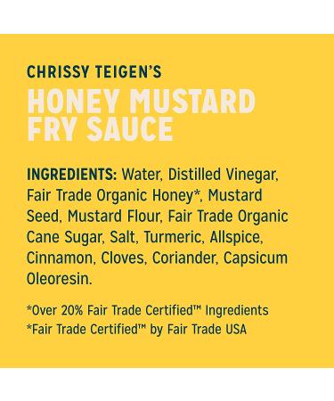 Sir Kensington's Chrissy Teigen's Honey Mustard Fry Sauce - Gluten Free, Non-GMO, 100% Grade-A Mustard Seeds & Fair Trade Organic Honey - 9oz Shelf-Stable Dipping Sauce - Buy Online on GoSupps.com