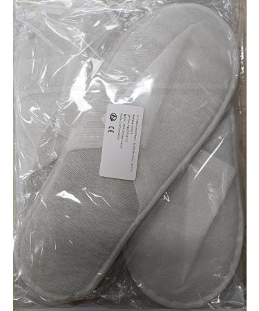 RakiUty Disposable White Terry Slippers - Comfortable Slip-Resistant Guest Slipper Set 3 Pairs for Hotels Spas & Home Use - Buy Online on GoSupps.com