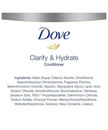 Dove Hair Nutritive Solutions Charcoal Conditioner 20.4 oz - Clarify, Hydrate, and Nourish for Healthy Hair - Buy Online on GoSupps.com