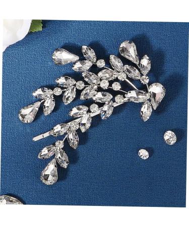 DOITOOL Rhinestone Hair Clip Girls Hair Clips Hair Clips for Girls Diamonds Hair Clip Wedding Hair Pins Diamond Hair Clips Crystal Bobby Zinc Alloy Bride Horse Eye Hair up - Buy Online on GoSupps.com