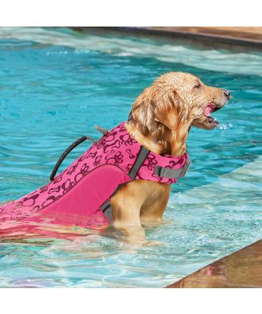 Alagirls Dog Cladding & Accessories - Rescue Vests & Life Jackets for Small to Large Dogs - Stylish Pink (Chest 42-54cm) | International Shipping - Buy Online on GoSupps.com