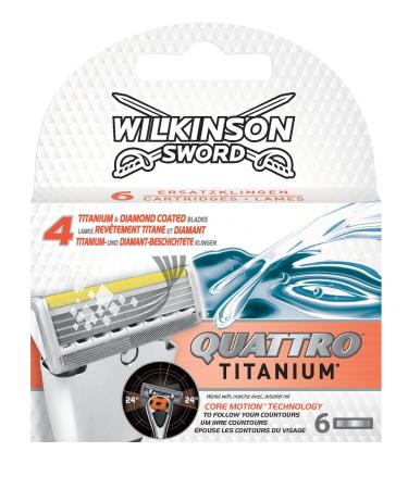 Wilkinson Quattro Core Motion Blades for Men 6 Blades