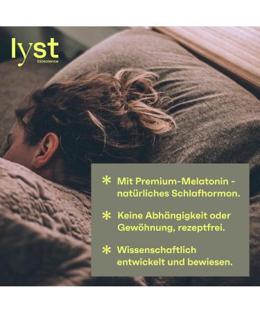 Shop Lyst Melatonin Drops - High Dose Fast-Acting Vegan & Patented | 200 Nights of Maximum Bioavailability - Buy Online on GoSupps.com