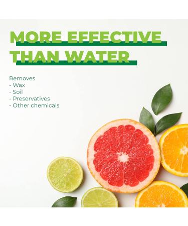 Lexx Fruit & Vegetable Wash - 100% Naturally Derived 32 fl oz Spray | Removes Dirt Wax & Enhances Flavor - Buy Online on GoSupps.com