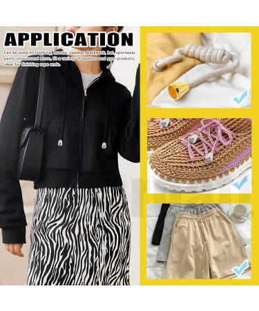 Mardatt 180PCS Rope End Lock Cone Cord Lock Rope End Lock Bell Rope Fastener End Stopper for Lanyard Clothes Backpack Bag DIY 0.3inch 0.4inch 6 styles end stopper locks - Buy Online on GoSupps.com