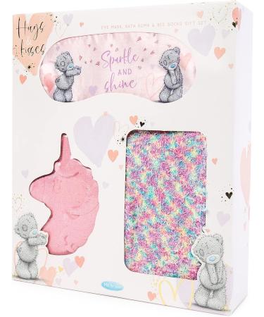 Me to You Hugs and Kisses Bath Bomb Socks & Eye Mask Set - International Shipping Available - Buy Online on GoSupps.com