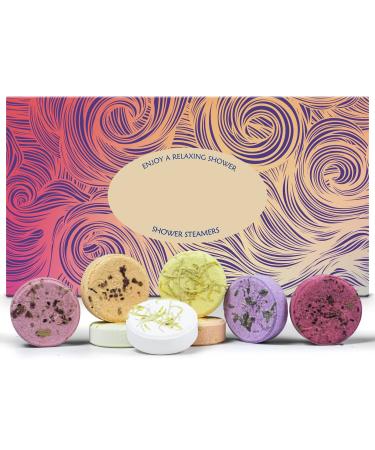 Shower Steamers Lavender 8 Pcs Bath Shower Bombs with Essential Oils for Home SPA  Melts