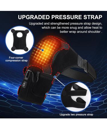 Buy Cordless Shoulder Heating Pad - Portable Electric Heated Wrap for Men & Women - Hot Cold Modes - Left & Right Shoulder - International Shipping Available - Buy Online on GoSupps.com