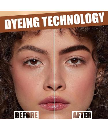  Teksome Eyebrow Dye Waterproof Eyebrow Colour Water-Resistant Natural Eyebrow Dye Make-Up Long-Lasting Adult Women Men - Buy Online on GoSupps.com