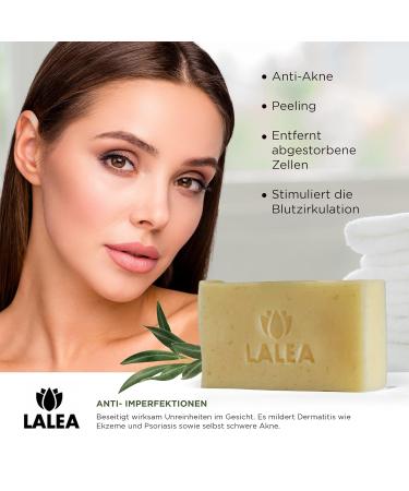 Organic Goat Milk Soap & Lotion Set - Anti-Acne Facial Care Handmade in France | 100g Soap + 30ml Moisturizer for Eczema & Psoriasis - Buy Online on GoSupps.com
