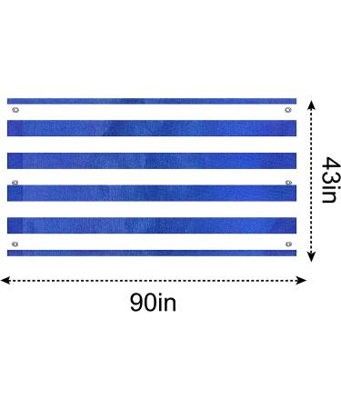 ABCCANOPY 43 X90 Swing Set Replacement Tarp - Blue/White Shade Screen - Buy Online on GoSupps.com