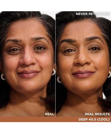 IT Cosmetics CC+ Cream with SPF 50+ Natural Finish Full Coverage Foundation (Rich Cool - 1.08 fl oz) & Bye Bye Undereye Concealer Anti-Aging Makeup (40.5 Deep - 0.4 fl oz) - Buy Online on GoSupps.com