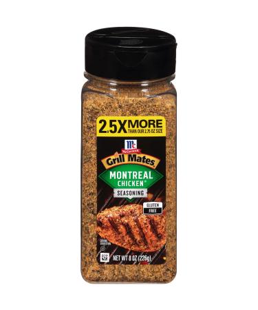 McCormick Grill Mates Montreal Chicken Seasoning, 8 oz 8 Ounce (Pack of 1)