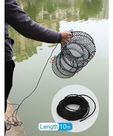 Hlotmeky Crab Trap - Minnow & Bait Traps - 10m Hand Rope - Foldable Lobster Crawfish Net - Buy Online on GoSupps.com