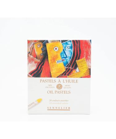 Sennelier Oil Pastel Set 24 Count - Multicolor | High-Quality Pastel Set for Artists - Buy Online on GoSupps.com