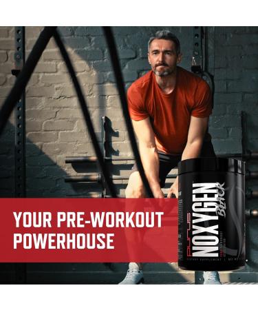 Purus Labs NOXygen Black Powder Pre-Workout Accelerator | Nitric Oxide Booster & Oxygen Amplifier | Hydromax Glycerol & NO3-T Nitrates | 30 Servings (Unflavored) - Buy Online on GoSupps.com