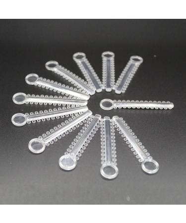 1040 O-Rings - Orthodontic Elastomeric Ligature Ties for Braces. Elastic O-Ring Rubber Bands for Orthodontic Brackets. (Clear)