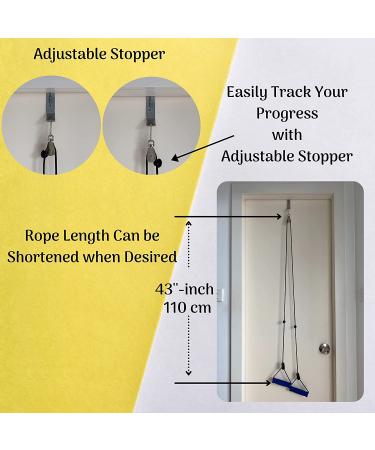 X-Hero Shoulder Pulley Exercise System for Physical Therapy - Metal Bracket Over The Door Pulley for Frozen Shoulder Rehab - Buy Online on GoSupps.com