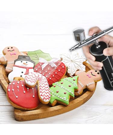 Fascinated Cordless Airbrush Kit - Portable Handheld Rechargeable Gun Set for Makeup, Painting, Cake Decor & More - Buy Online on GoSupps.com