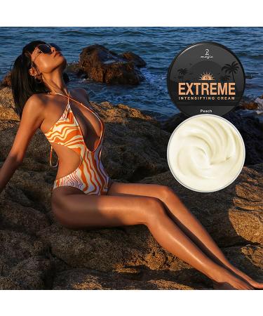 Intensive Tanning Cream & Self Tanning Accelerator Gel - Outdoor Sun & Tanning Beds (Peach) | Fast International Shipping - Buy Online on GoSupps.com