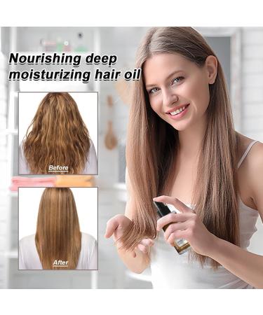  Generisch Hair oil for dry hair - 30ml anti-frizz oil - Non-greasy repair solution for split ends smoothing shine volume - Daily care - Buy Online on GoSupps.com